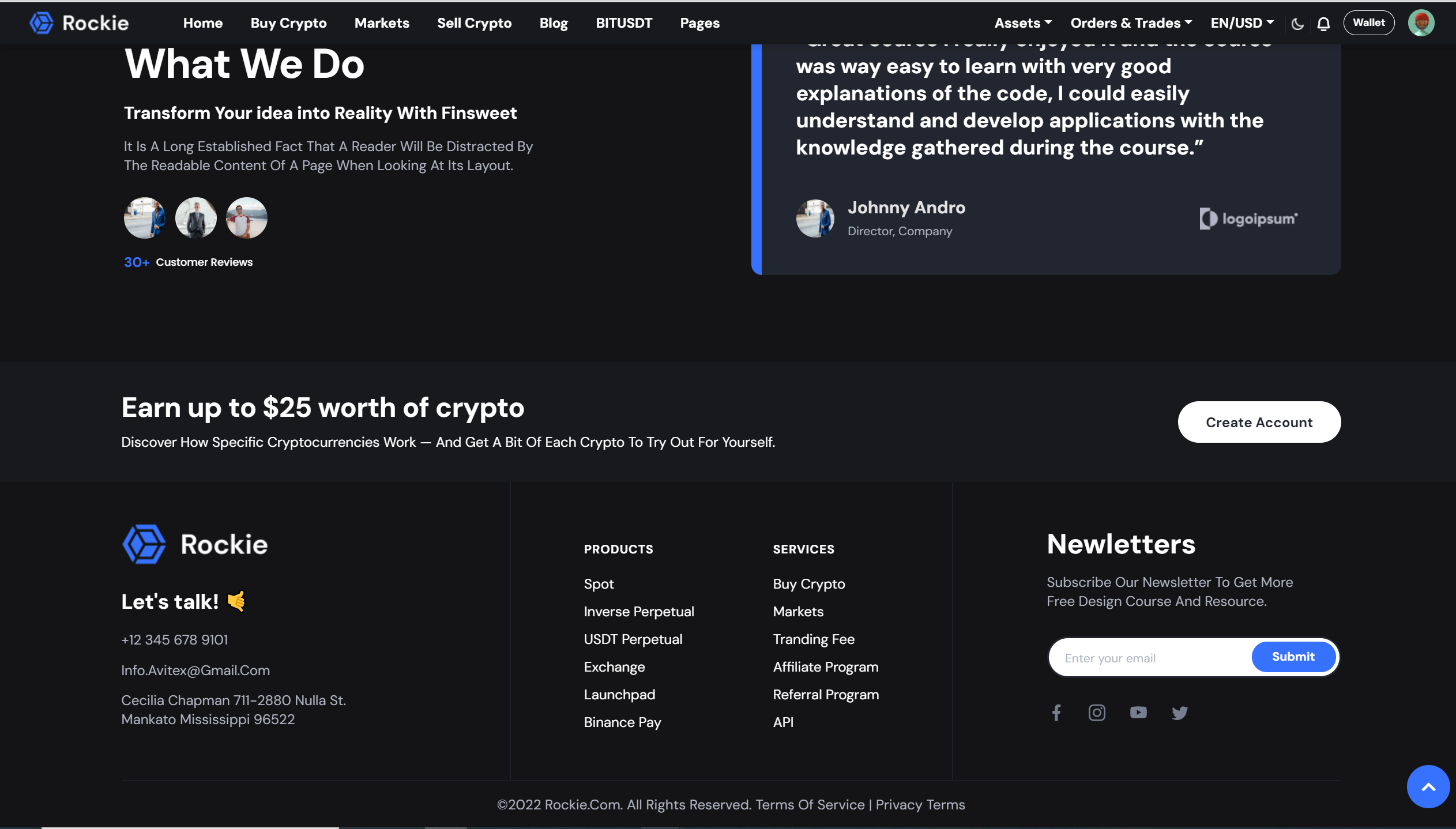 六首页加密货币交易所Web前端ReactJS网站模板3.png